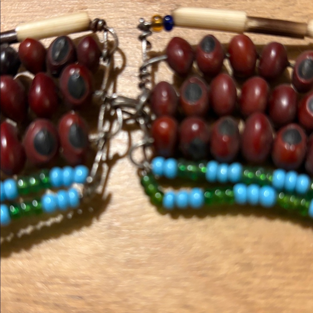 Authentic Kenyan Beaded Necklace. - Picture 3 of 6